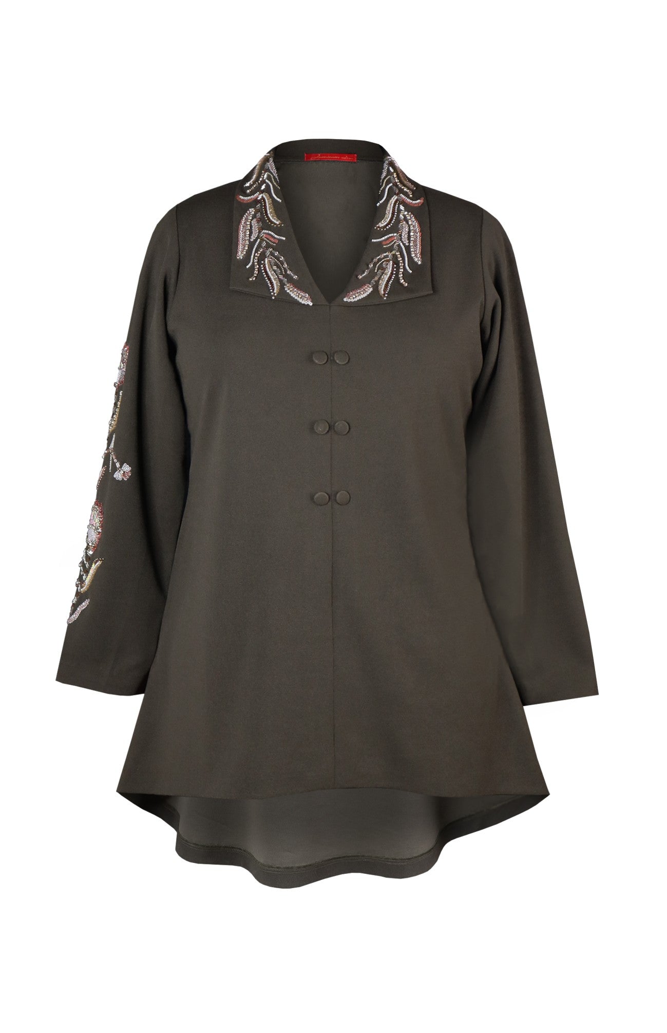 High Low Top - OLIVE