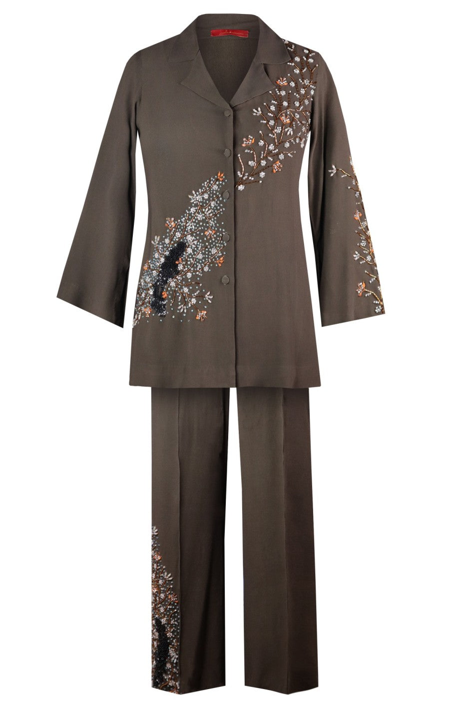 Sequins Embroidered Georgette Co-ord Set
