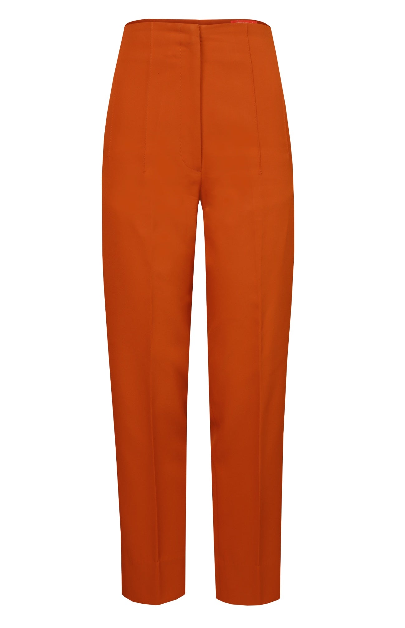 High Waist Beltless Pants