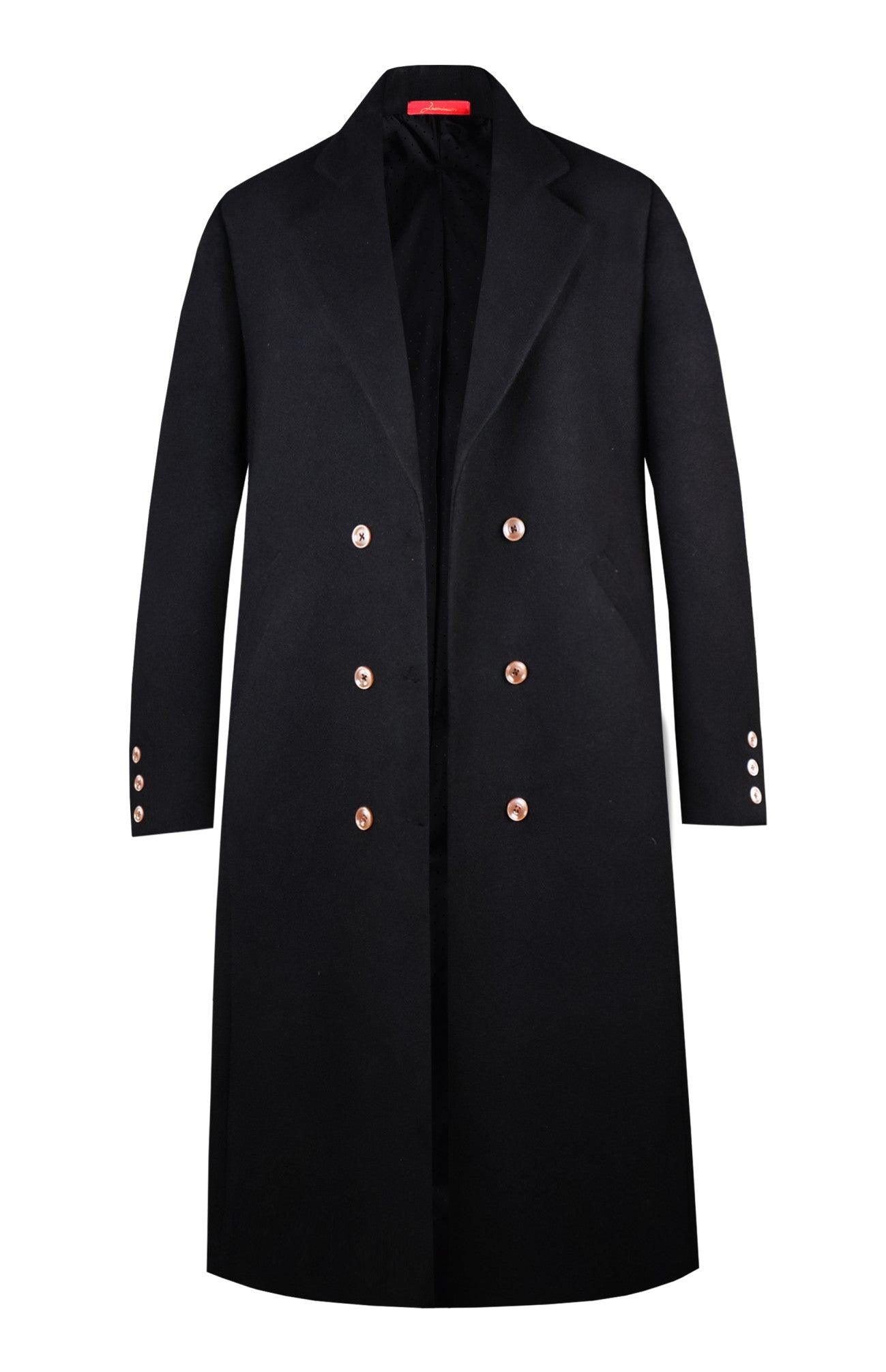 Overcoat With Black Collar
