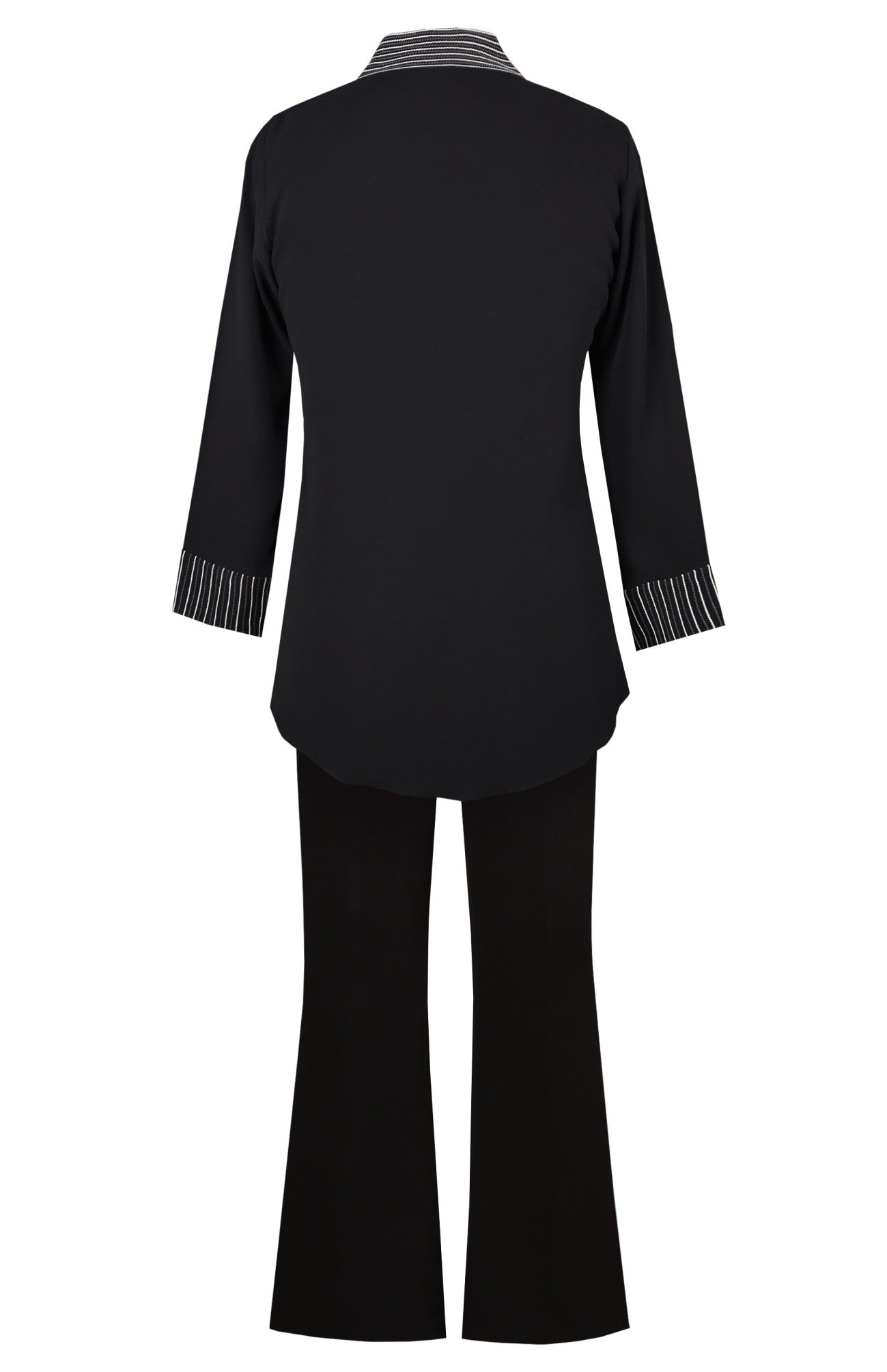 Palm Leaves Co-ord Set - BLACK
