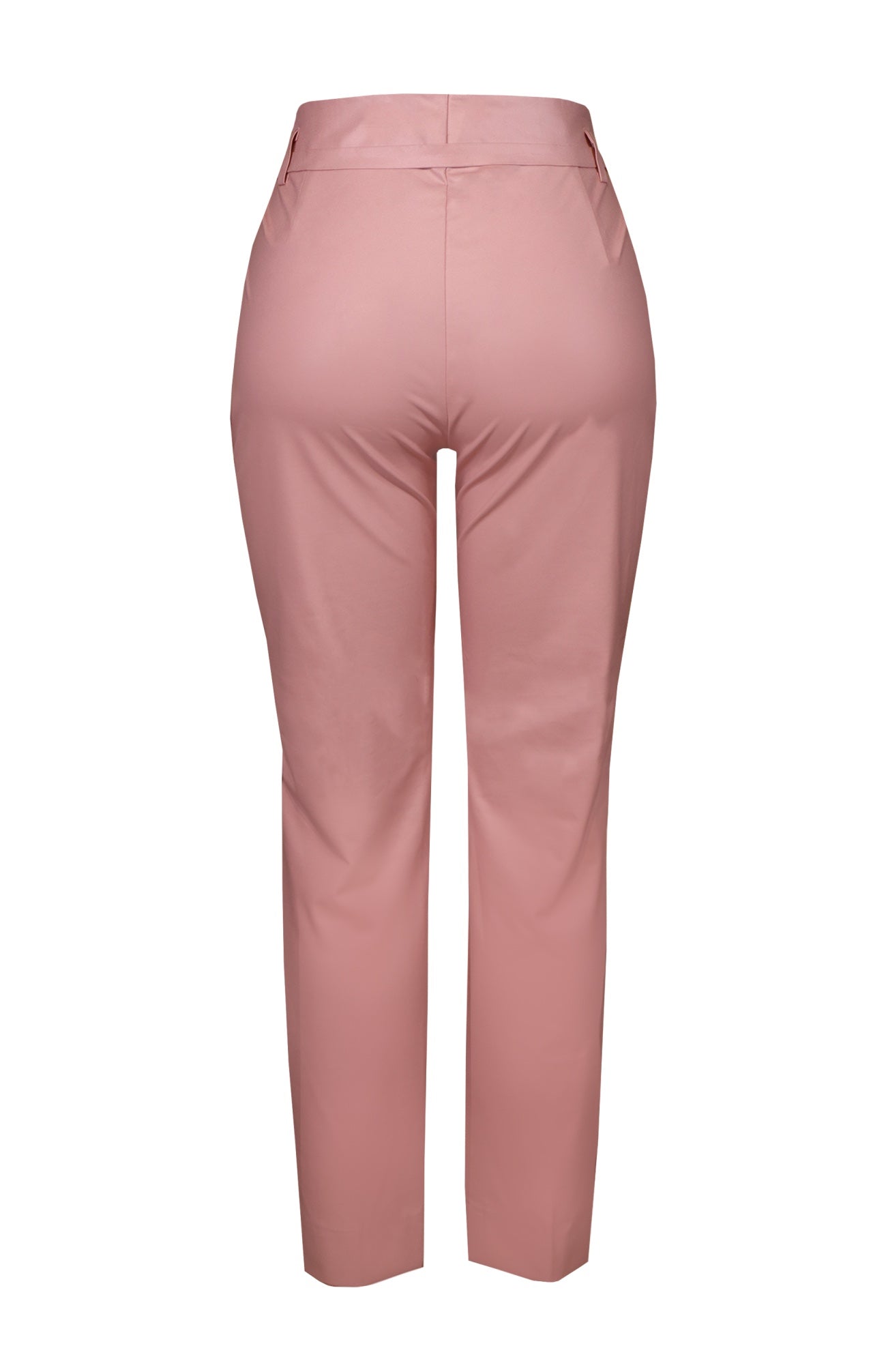 Leather Pencil Pants - PINK