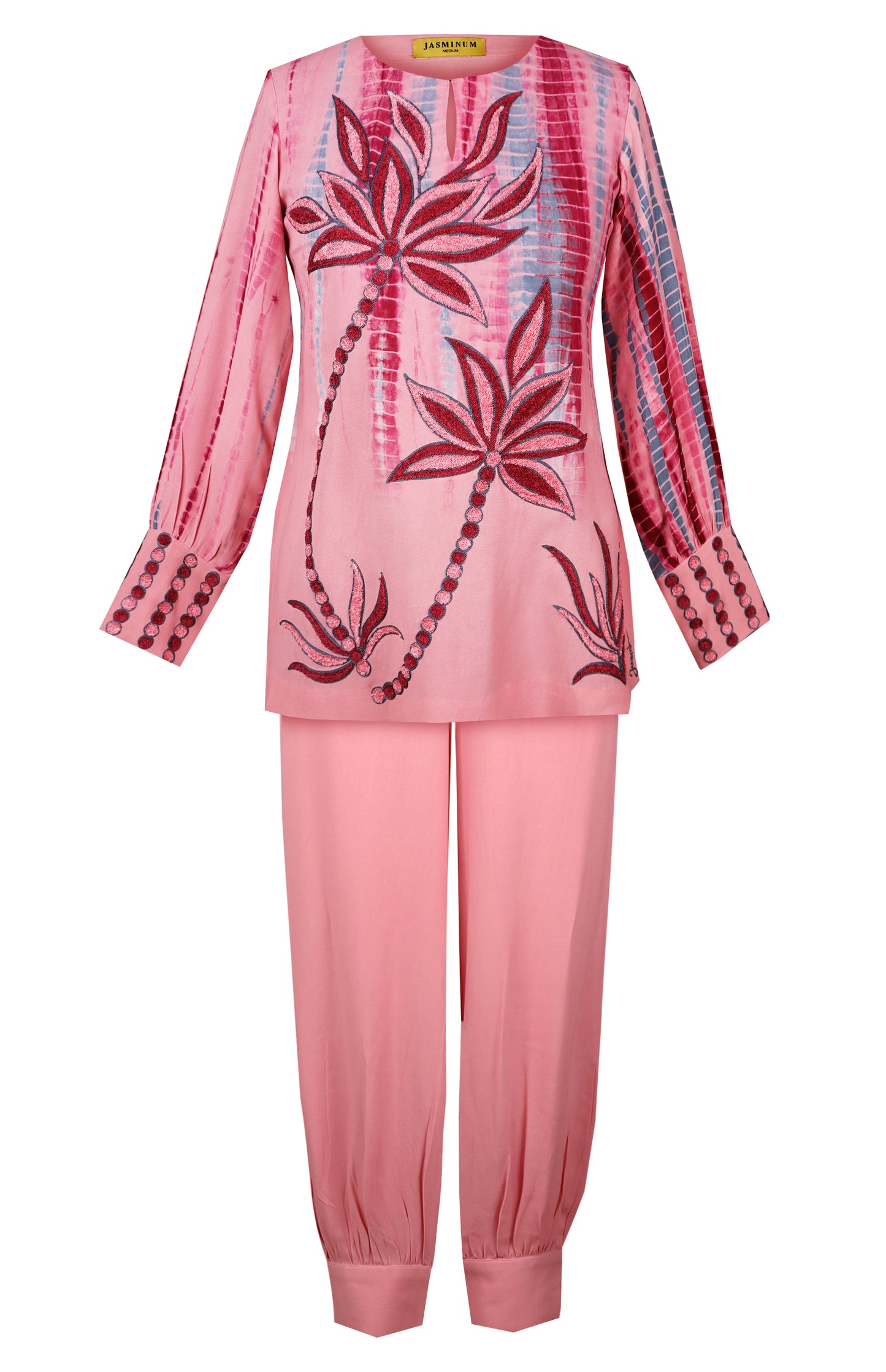 Aari Palms T&D Co-ord Set - CANDY PINK