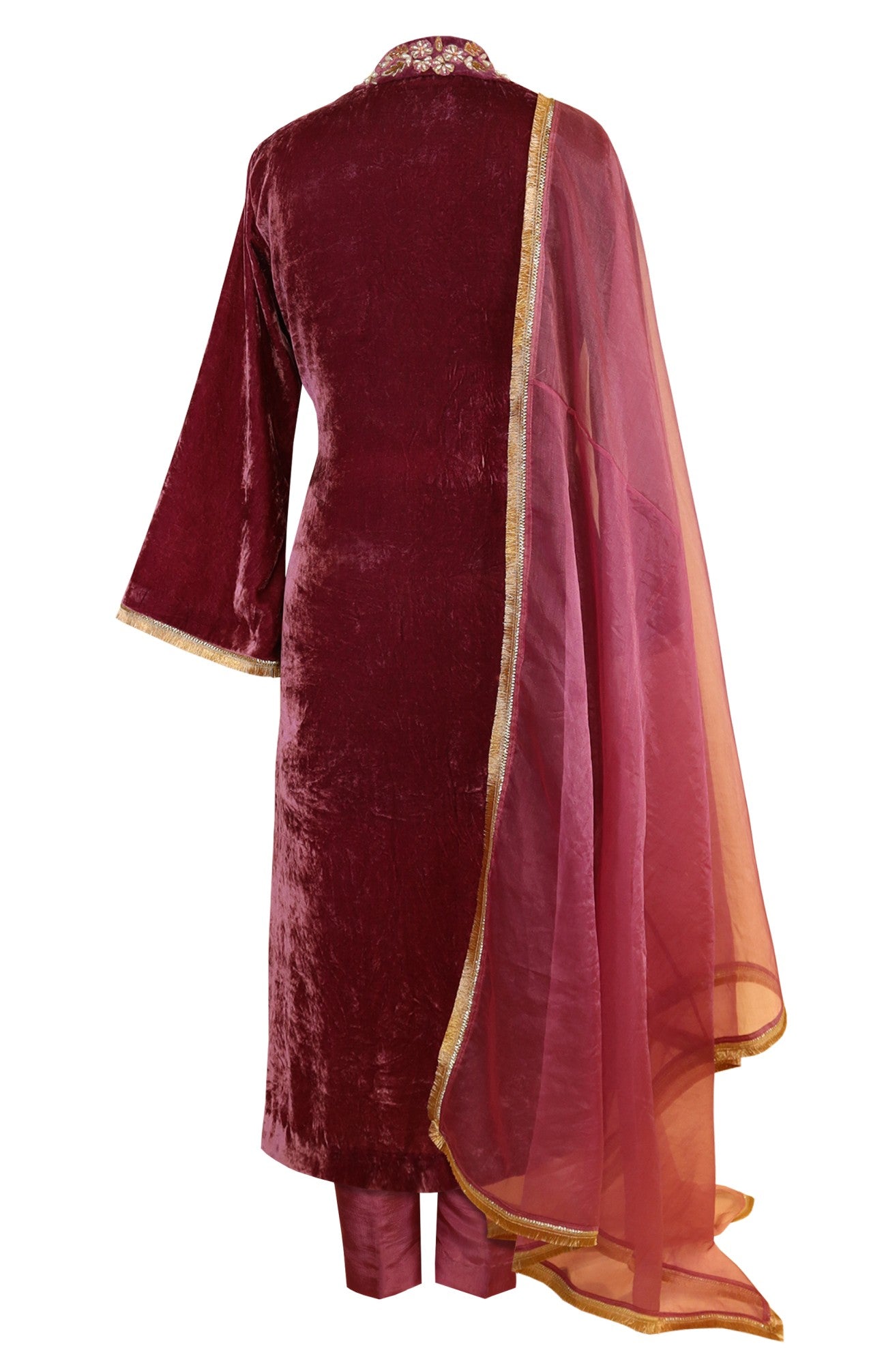 Velvet Suit With Shawl Collar