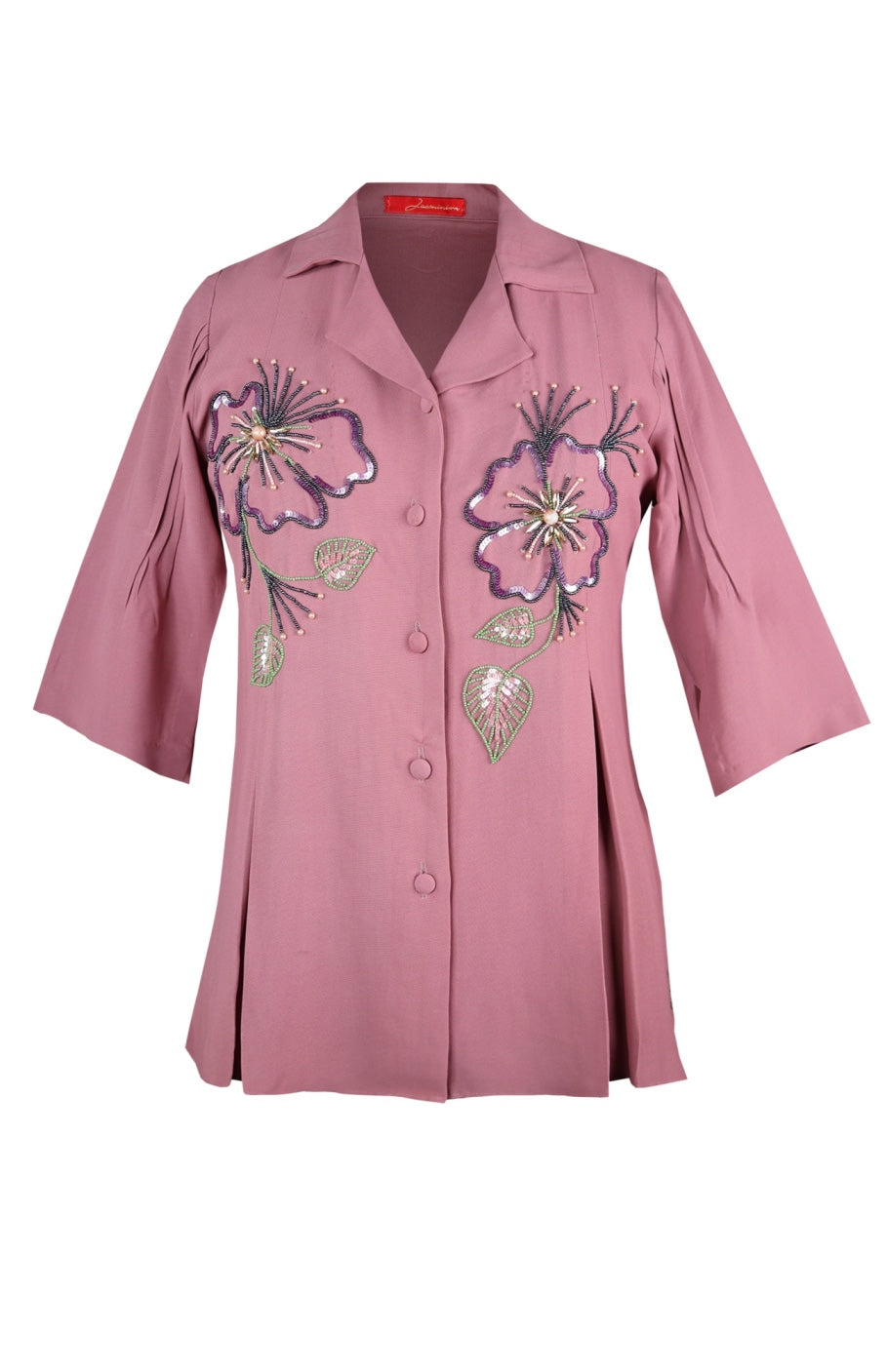Poppies Cotton Top - PINK