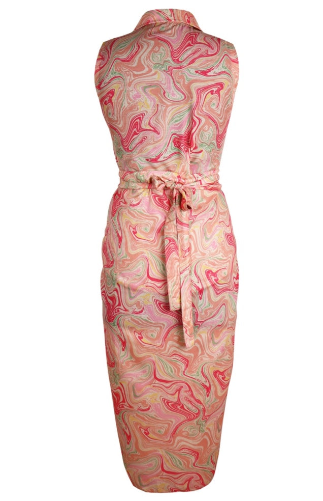 Printed Wrap Skirt Co-ord Set