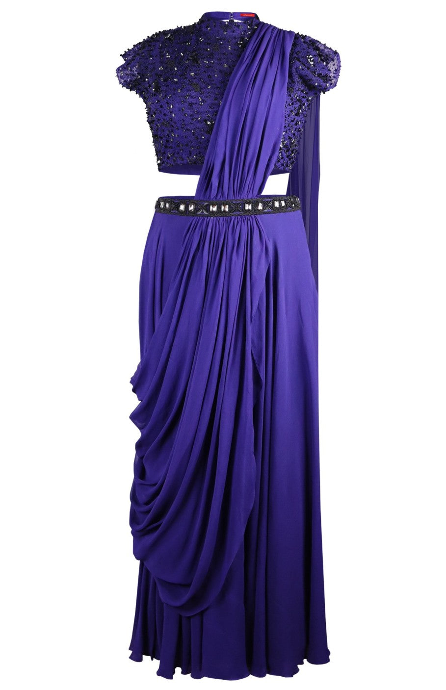 Draped Sharara Saree