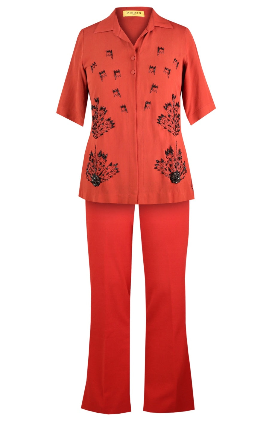 Ferns Double Layer Shirt - BRICK-O-LA