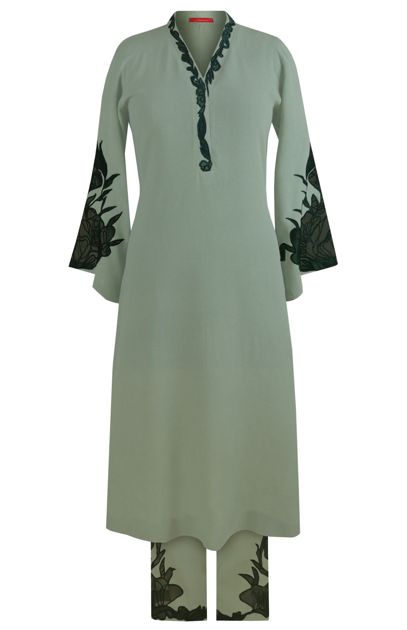 Appliqué Embroidery Kurta Set