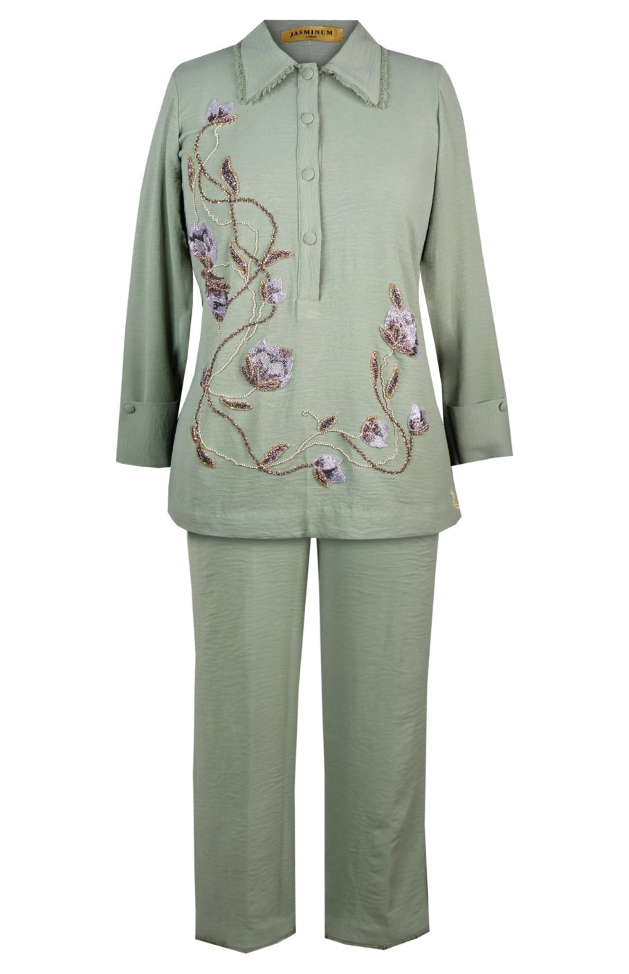Tulips Top - SAGE GREEN