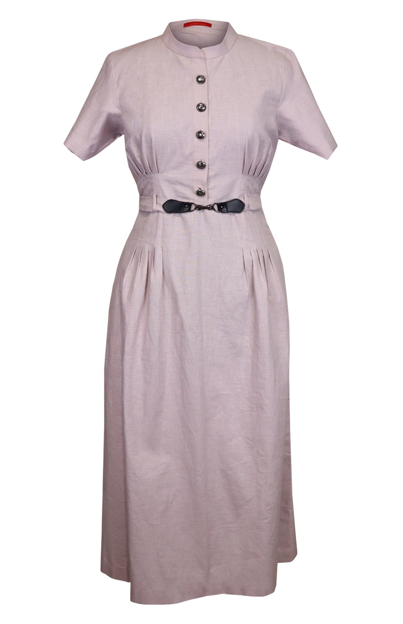 Lilac Cotton Midi Dress