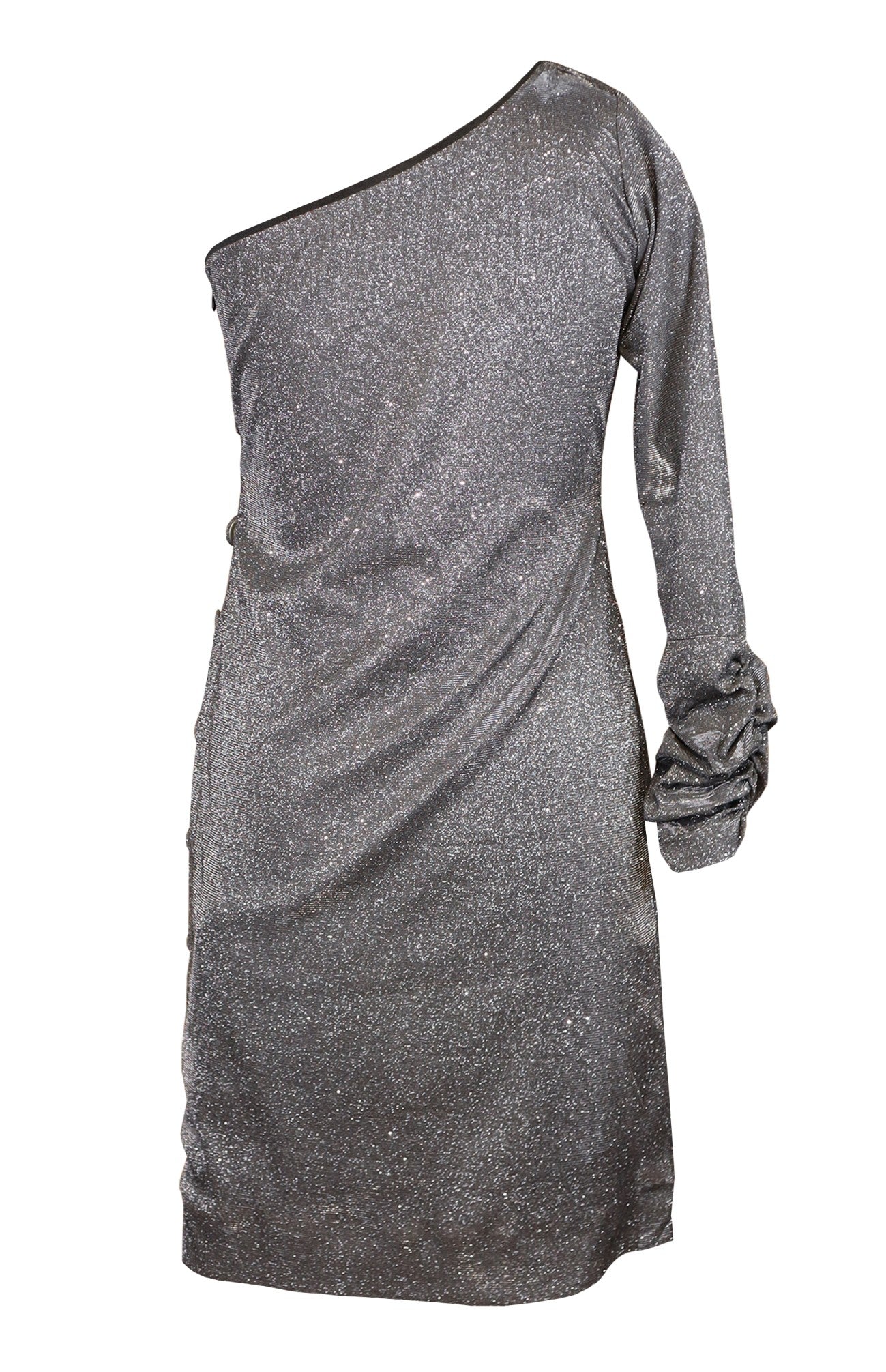 Smoke Grey Shimmer Tunic