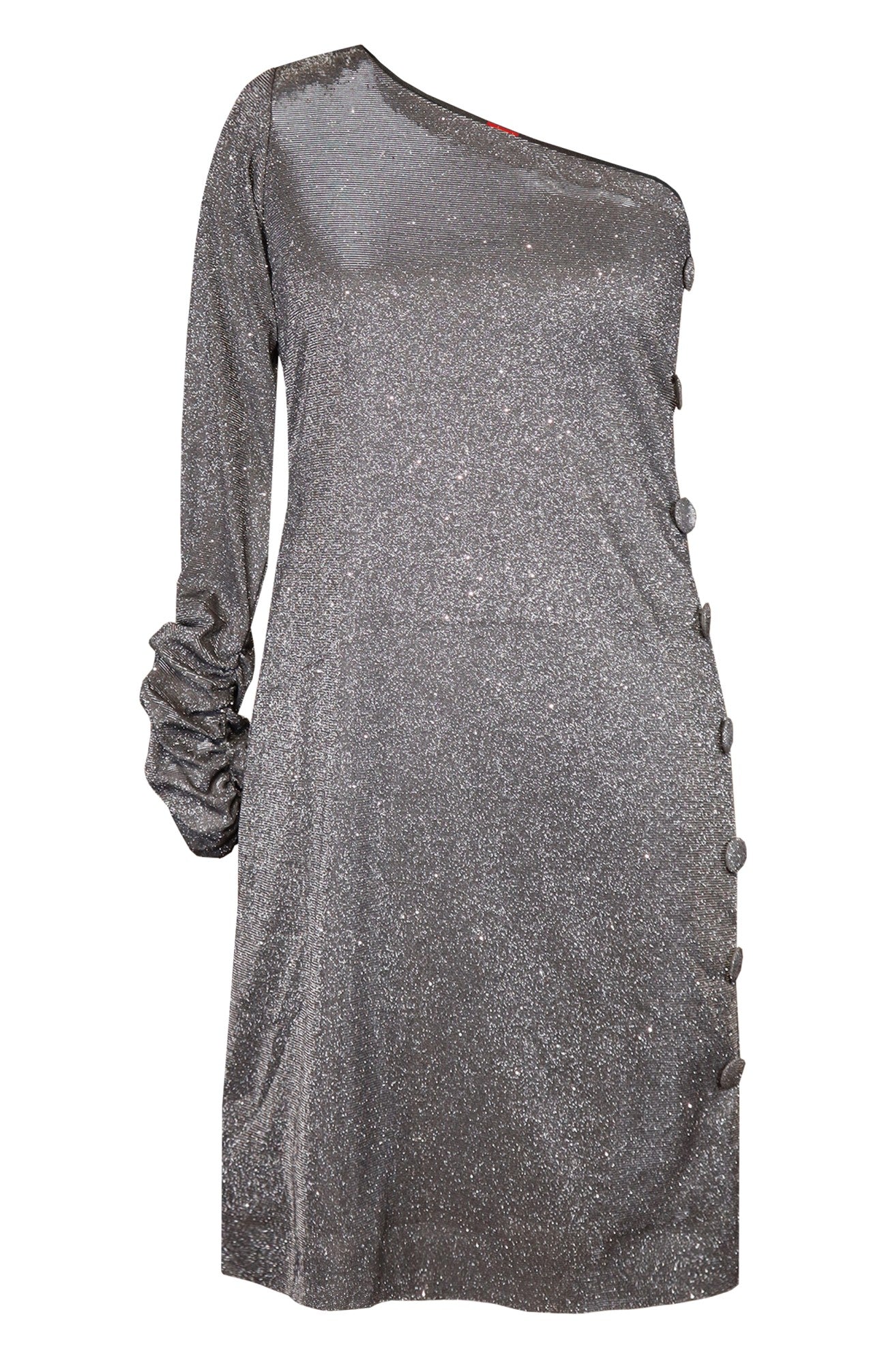 Smoke Grey Shimmer Tunic