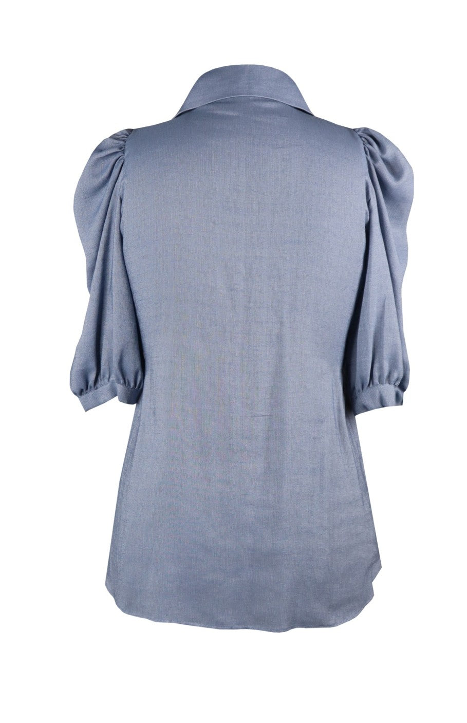 Soft Linen Embroidered Collar Top