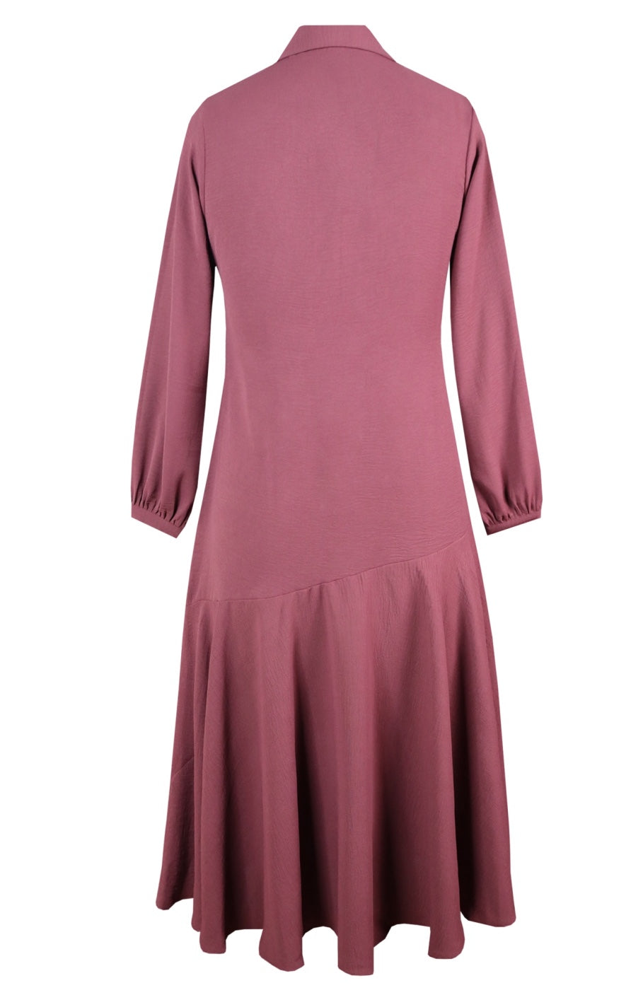 Tulips Biased Dress - OLD ROSE