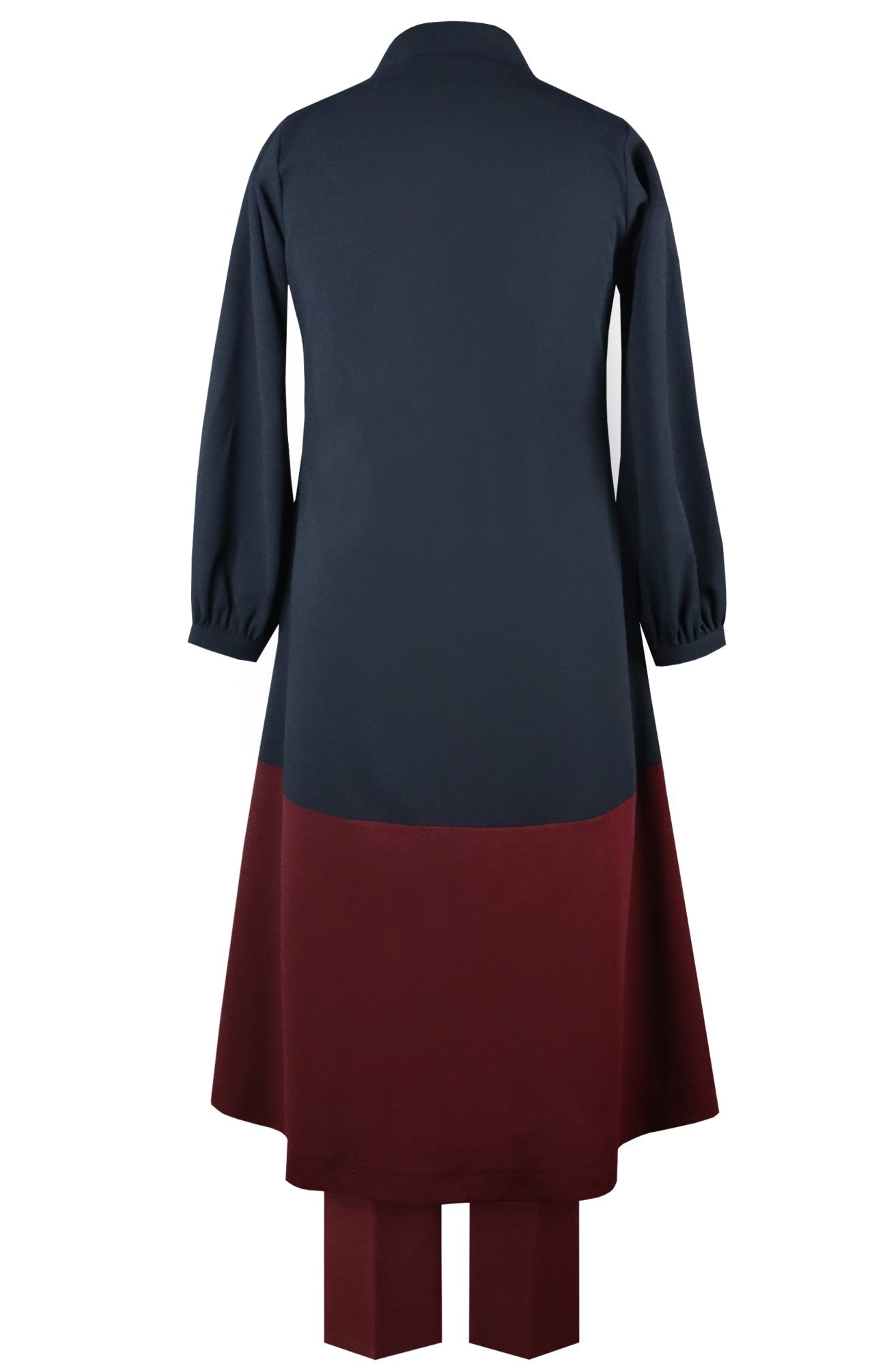 Turkish Motif Long Cape Kurta Set