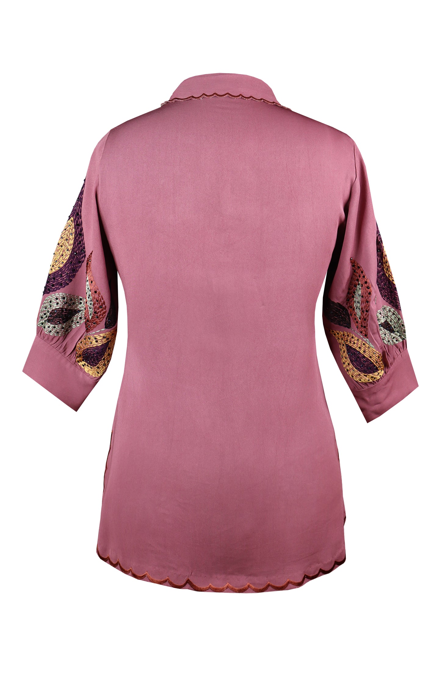 U-Cut Top - OLD ROSE