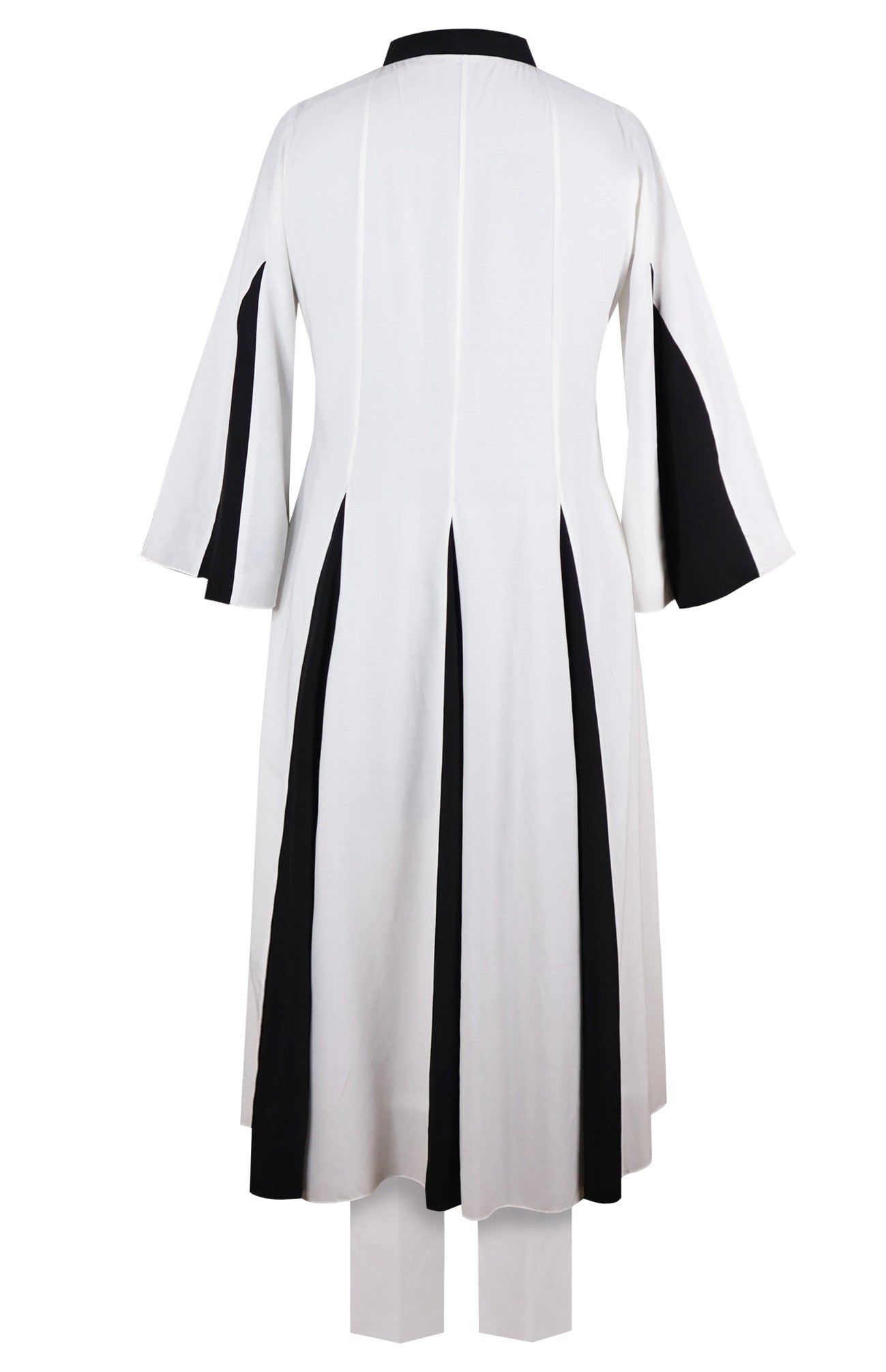 Butterfly Kurta Set With Godets - WHITE