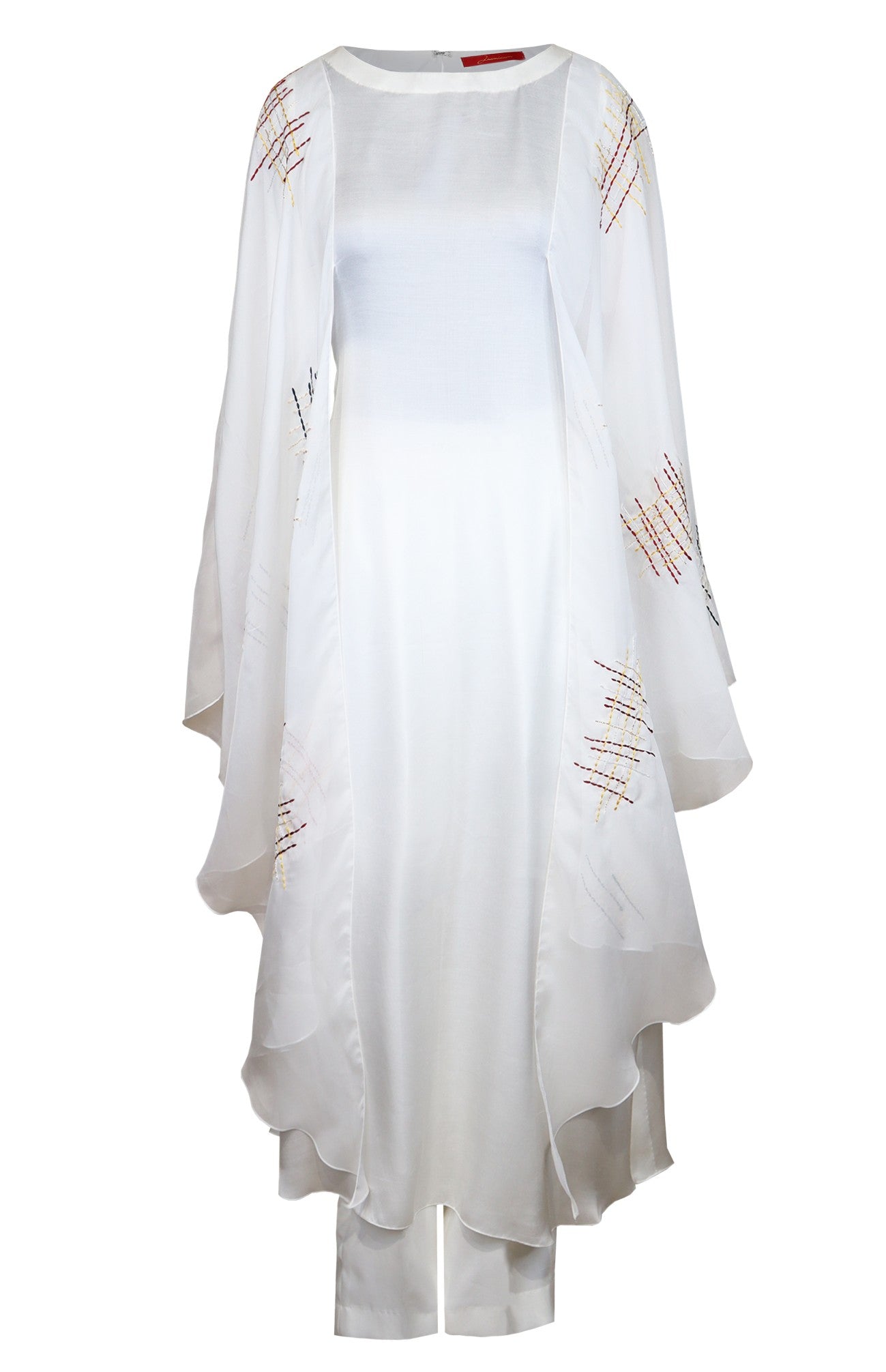 Kurta Set With Kaftan Sleeves
