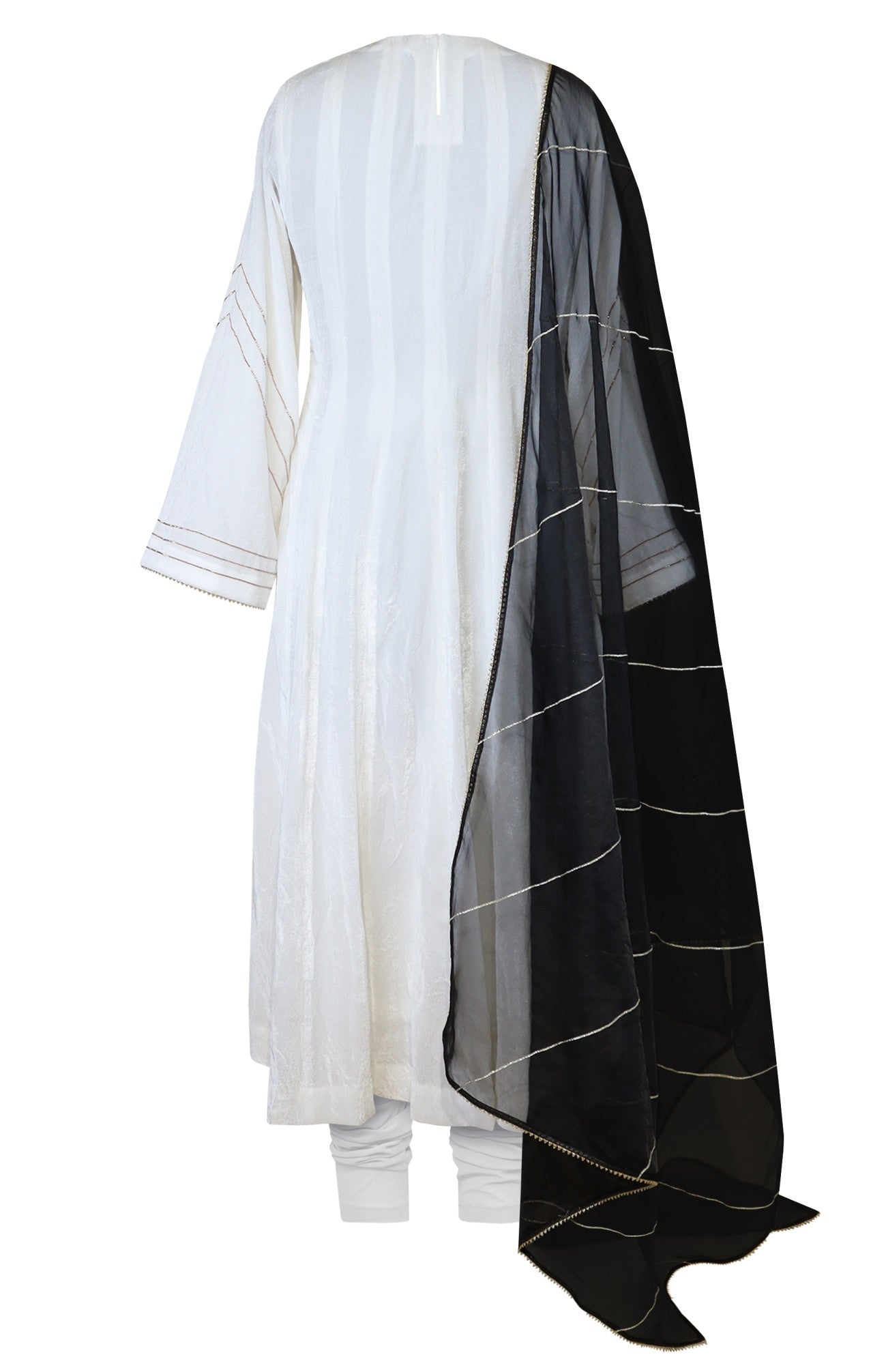 White Velvet Anarkali