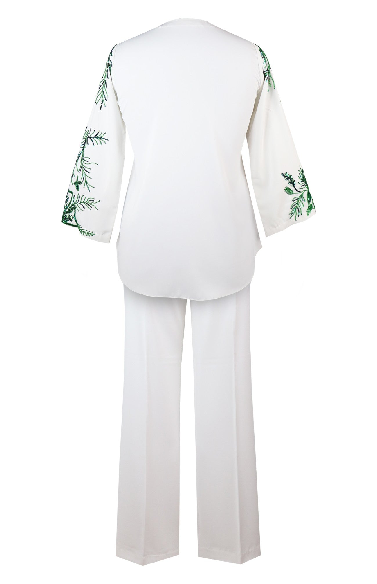 Needleleaf Embroidery Co-ord Set - WHITE
