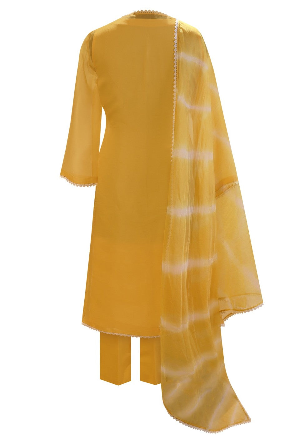 Silk Organza A-Line Suit