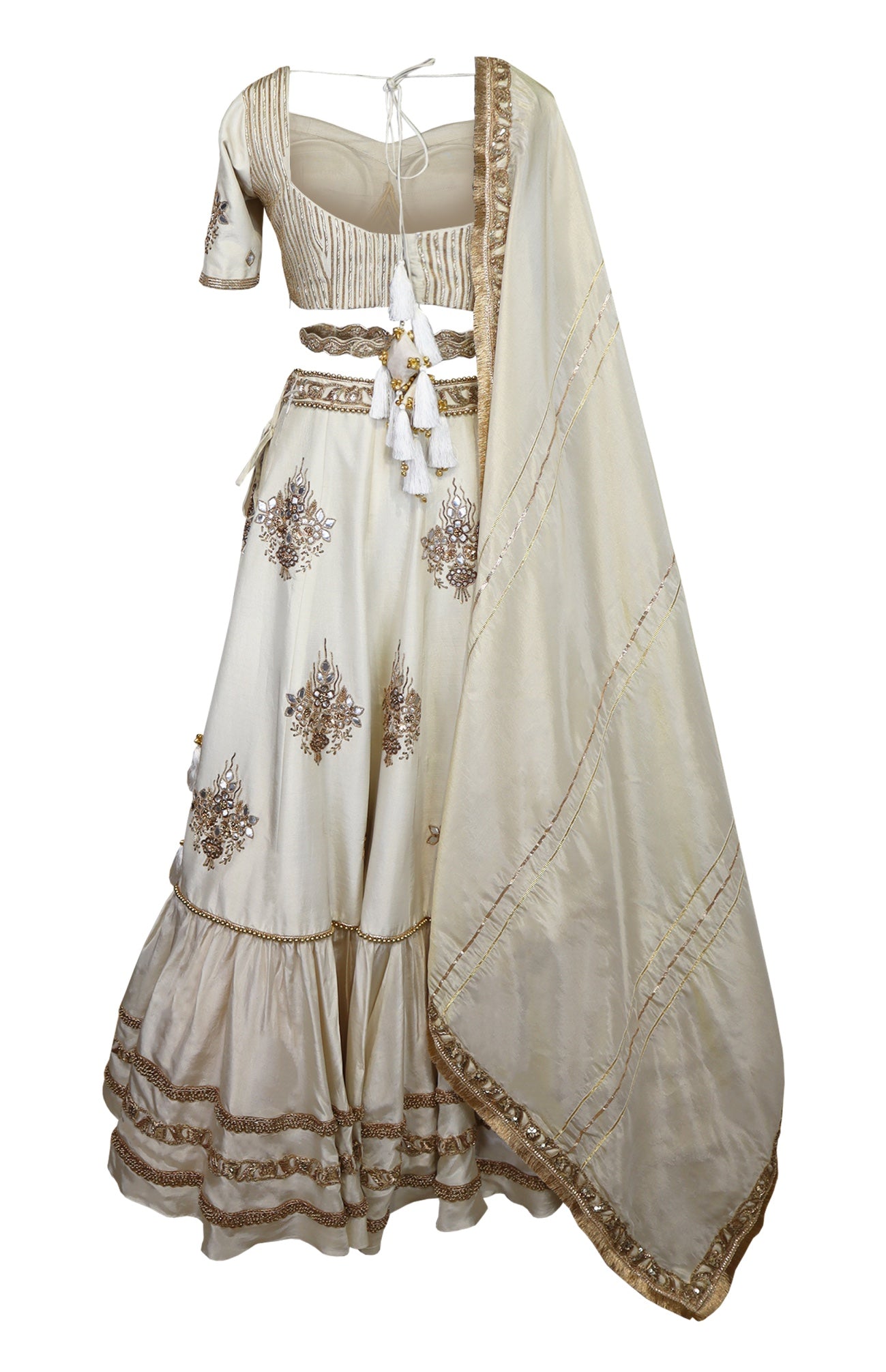 Beads & Mirror Work Lehnga Choli