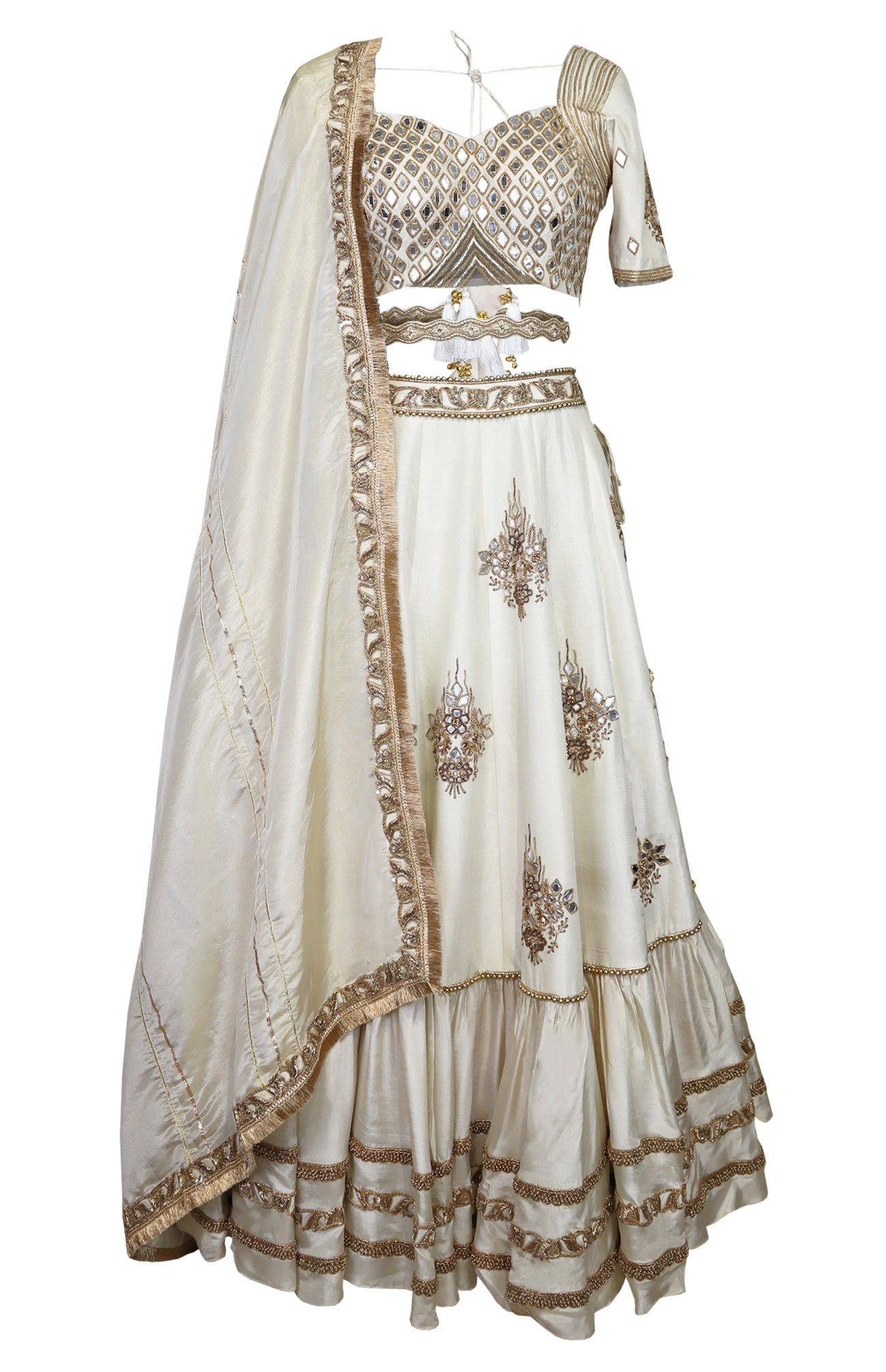Beads & Mirror Work Lehnga Choli