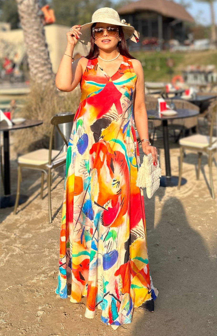 Printed Maxi Dress