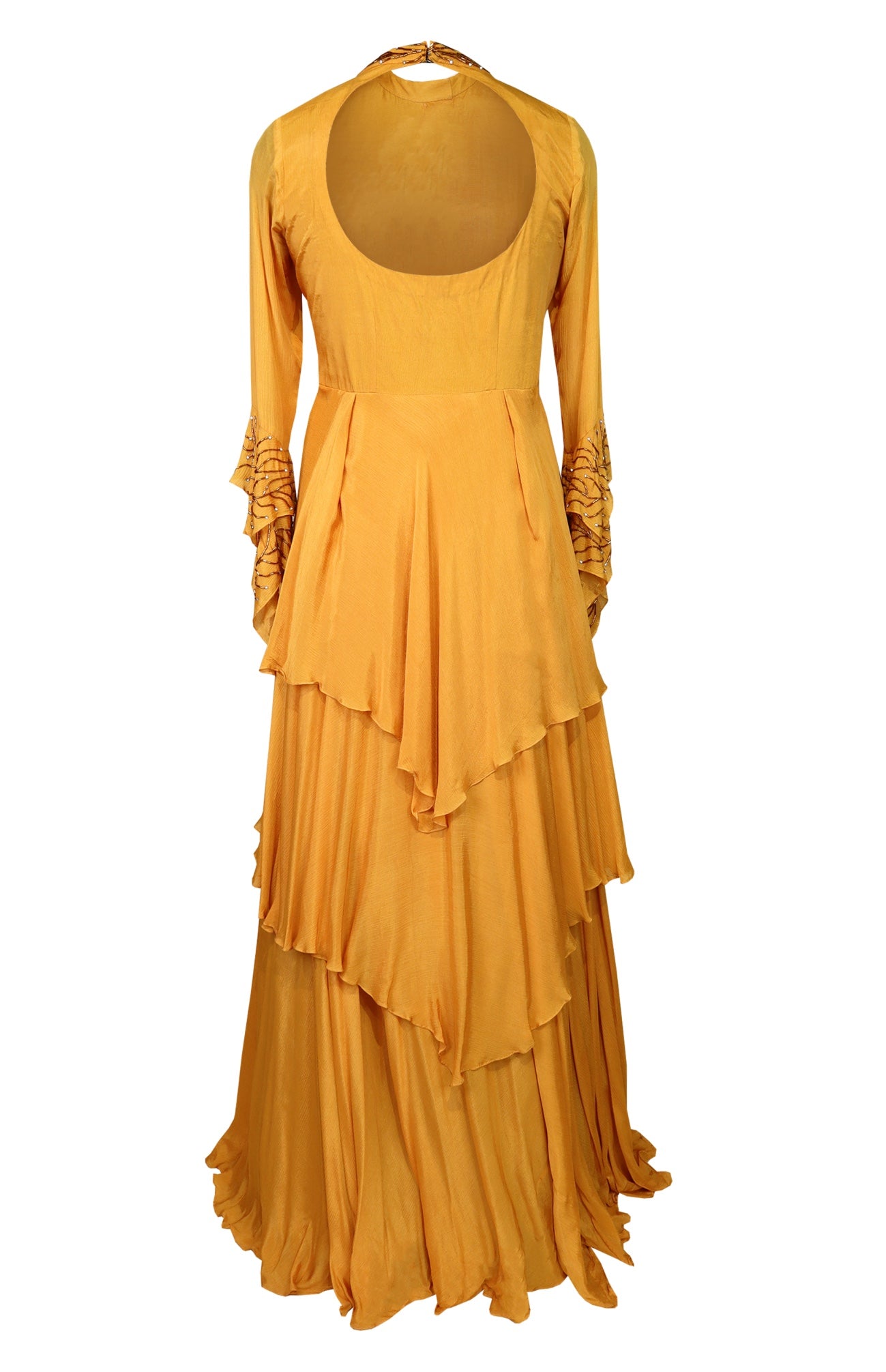 Chiffon Tiered Maxi Dress