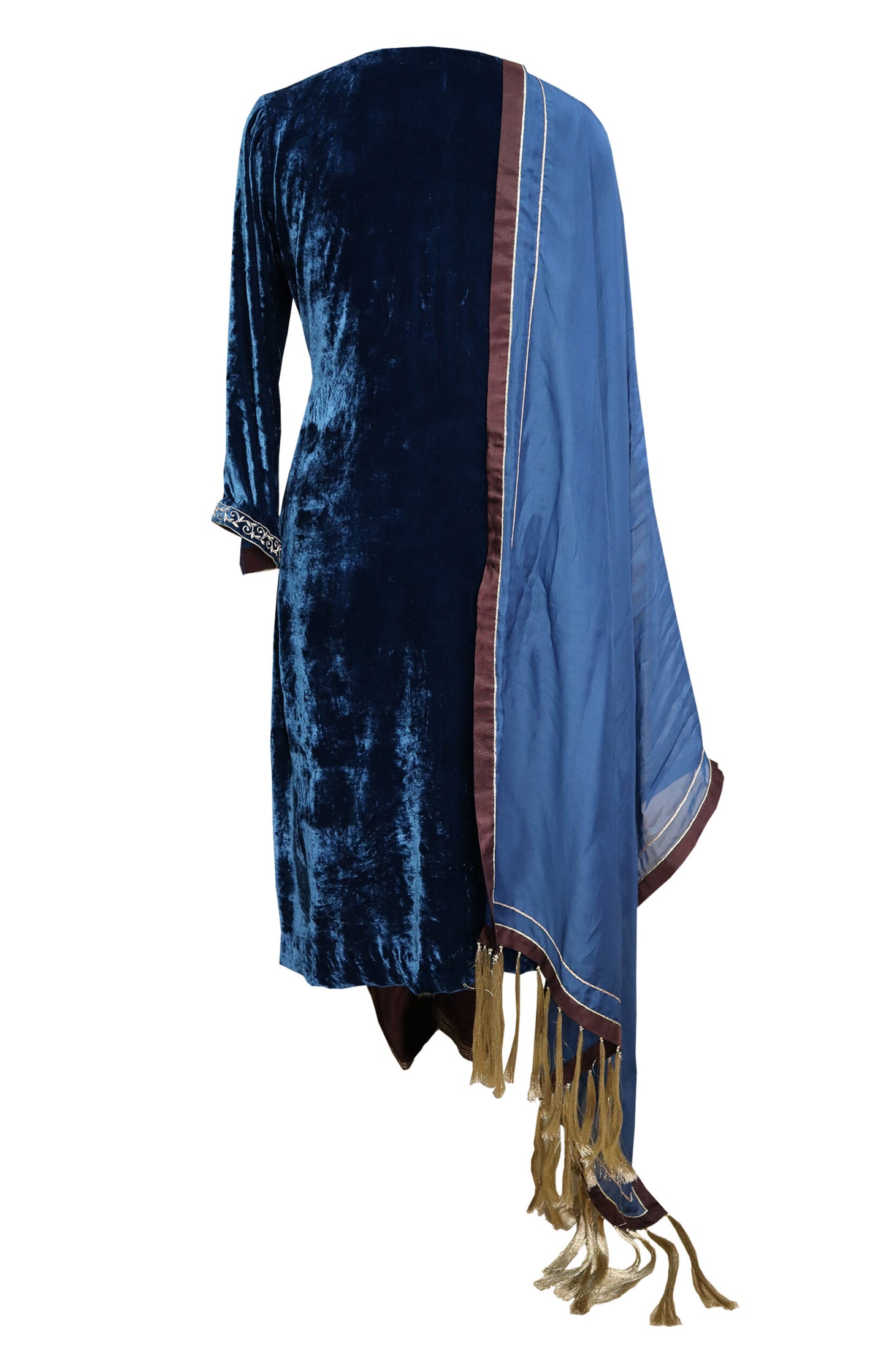 Velvet Suit With Pottery Motifs