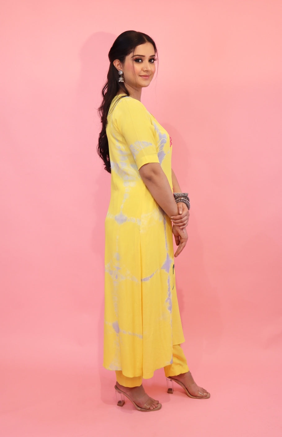 Lemon Yellow Summer Kurta Set