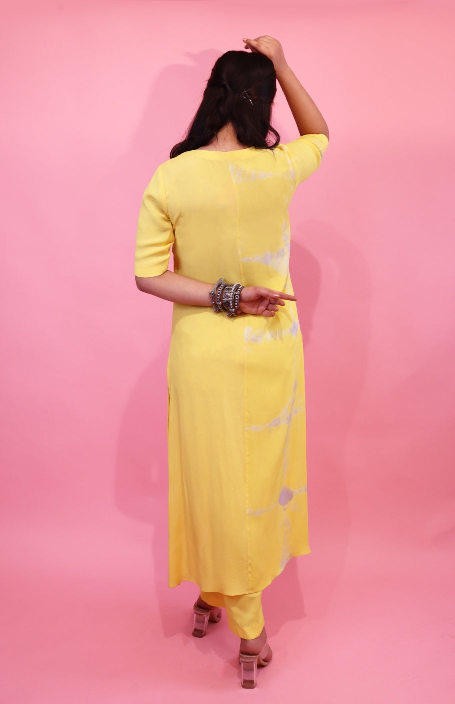Lemon Yellow Summer Kurta Set
