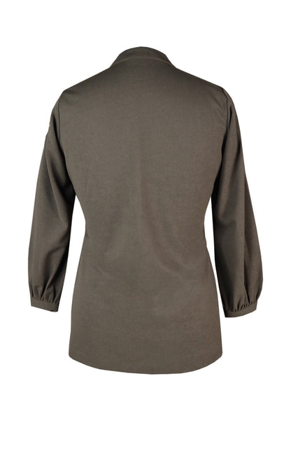 3D Leaves Embroidery Top