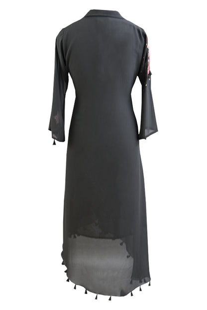 Asymmetric Georgette Kurta