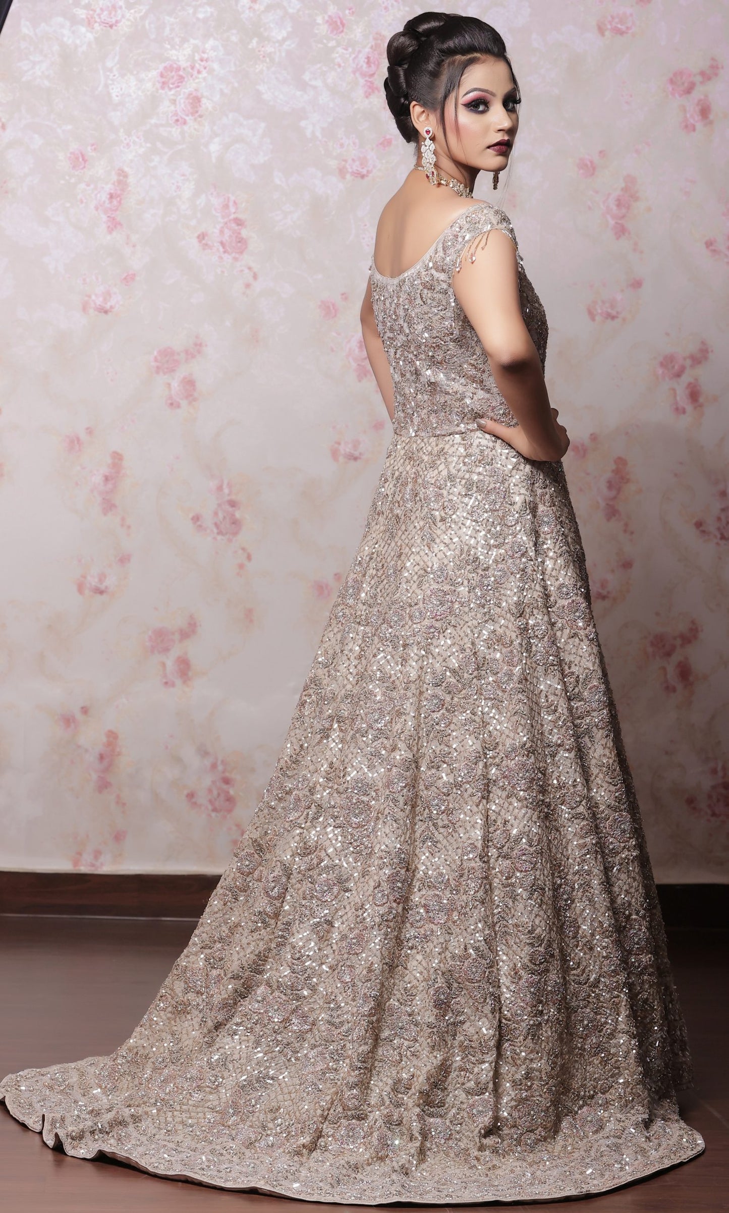 Ivory Silk Gown