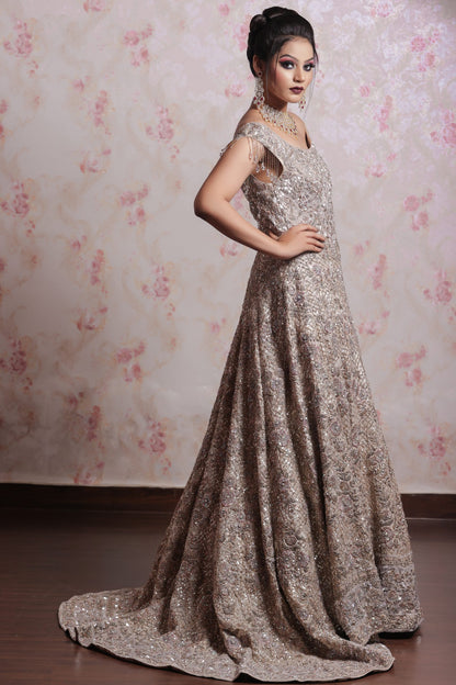Ivory Silk Gown