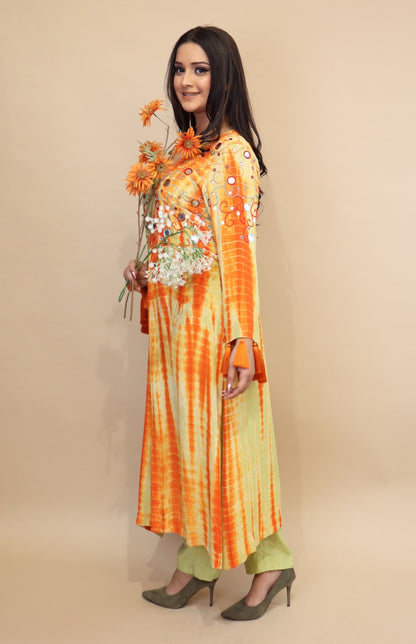 Tie & Dye Kurta Set