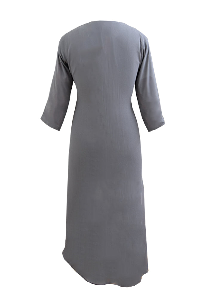 Slate Grey Georgette Kurta