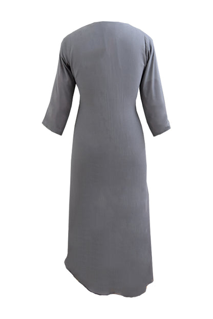Slate Grey Georgette Kurta