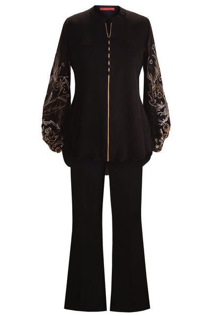 Balloon Sleeves Co-ord Set