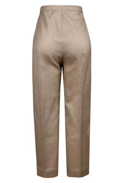 Beige Linen Pants