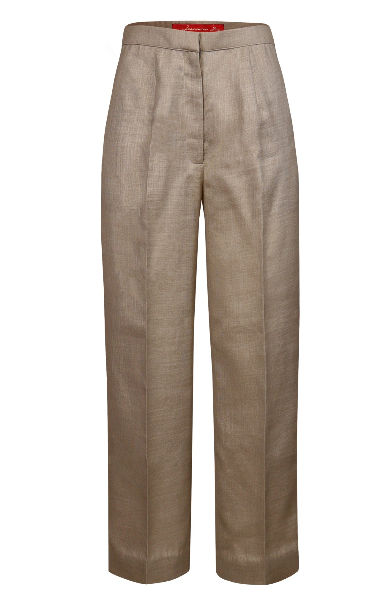 Beige Linen Pants