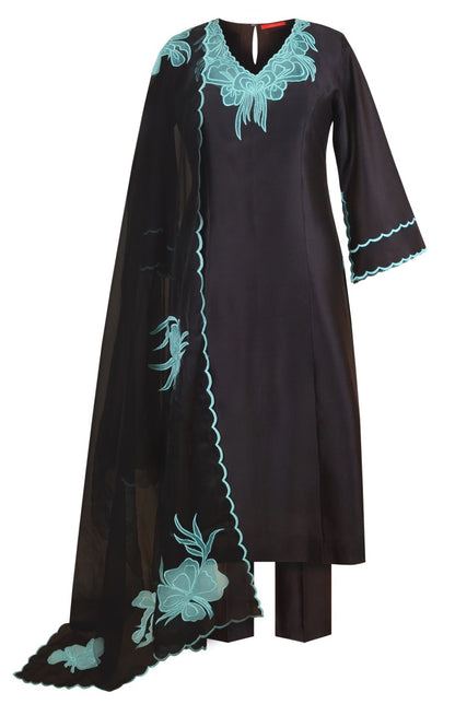 Kora Silk Kalidar Suit
