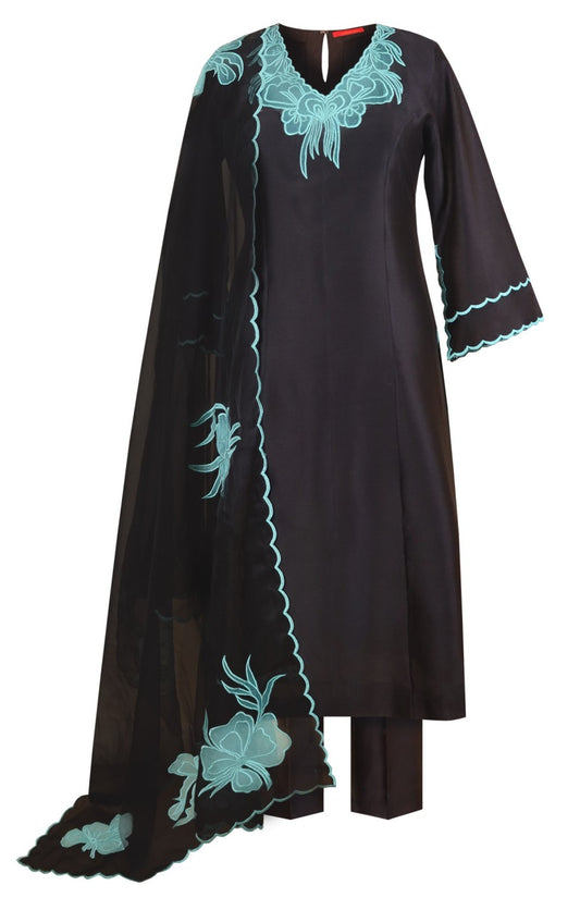Kora Silk Kalidar Suit