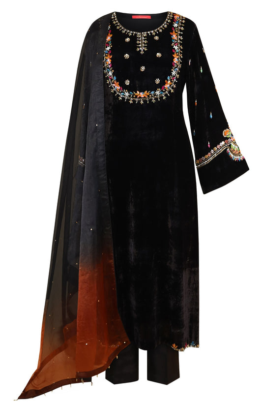 Black Velvet Suit
