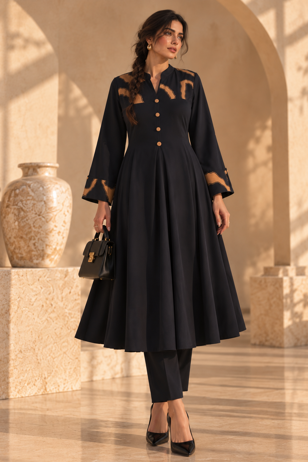 Morph Godets Kurta Set