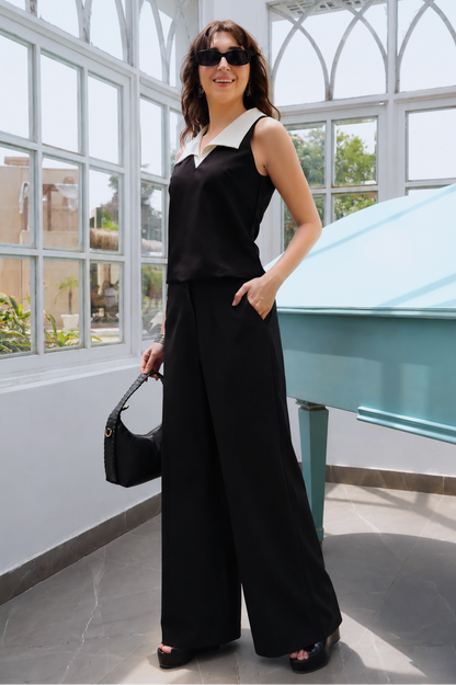 Sailor Co-ord Set - BLACK