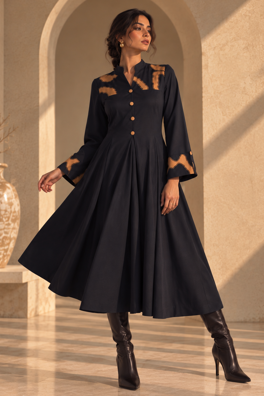 Morph Godets Tunic