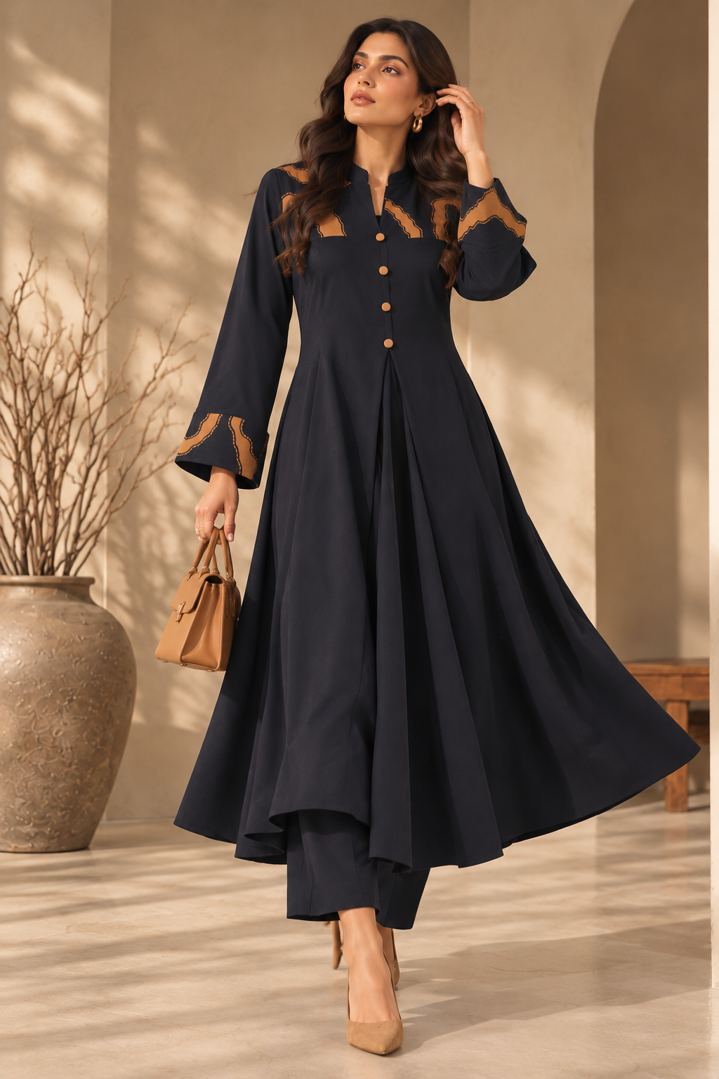 Morph Godets Kurta Set